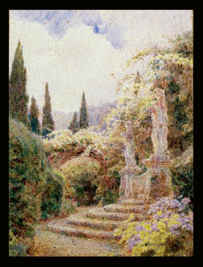 Flora和Pomona，Villa Arson，尼斯 作者 乔治·塞缪尔·埃尔古德